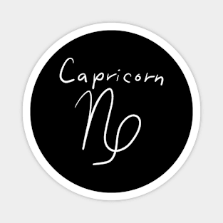 Capricorn zodiac sign Magnet